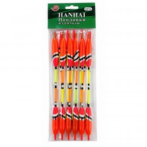 Набір рибацьких поплавків бальзовий Hanhai 3-7 набір 10 шт 7 г (988)