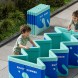 Сімейний складаний басейн Pool 318×183×50 см із жорсткими стінками, швидке розкладення, злив води(ARSH/KAR107)