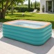Великий надувний басейн Pool 210х145х56 см сімейний ПВХ басейн для дітей і дорослих (ARSH/KAR108)