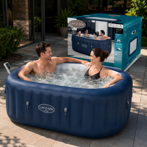 Надувне джакузі Bestway 6001H Lay-Z-Spa Hawaii 180x71 см 1325 л/год 6 місць 840 л (АТ)