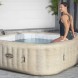 Надувне квадратне джакузі Bestway 6001M Lay-Z-Spa Hawaii 201x71 см, витрата води 1325 л/год, на 6 осіб, об’єм 1180 л (АТ)