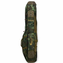Полужесткий чехол BoyaBY HL Rod Bag 150 см для спиннингов и удилищ с двумя секциями, Лесной камуфляж(988)
