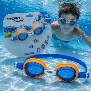 Детские очки для плавания, поликарбонатные линзы UV, anti-fog, 3 Bestway Hydro-Swim 21002 размер S 48–52 см Синие (AT) Детские очки для плавания, поликарбонатные линзы UV, anti-fog, 3 Bestway Hydro-Swim 21002 размер S 48–52 см Синие (AT)
