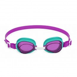 Детские очки для плавания, поликарбонатные линзы UV, anti-fog, 3 Bestway Hydro-Swim 21002 размер S 48–52 см Розовые (AT)