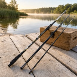 Удилище MIFINE Aurora Surf 4.5 м 100-200 г штекерное карбоновое с кольцами SIC черное (988/10614-450)