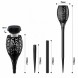 Уличный садовый фонарь Solar Flame LED 50 см с мерцающим эффектом живого пламени (4409/11021)
