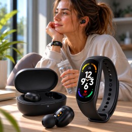 Набор спортивный №1: Smart Band M7 смарт часы и беспроводные TWS наушники Bluetooth