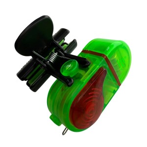 Рибальський сигналізатор клювання HBL-04X зелений LED індикатор для вудлища нічної риболовлі (988)