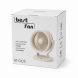 Настольный аккумуляторный вентилятор Bestfan BT-003 USB 15 см, 3 скорости, DC 5V 5W, регулировка наклона 90° кабель USB (X35)