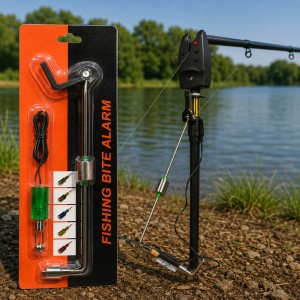 Карповый свингер на штанге Fishing Bite Alarm с регулируемым грузом и подключением LED индикации (988/15-2602) Карповый свингер на штанге Fishing Bite Alarm с регулируемым грузом и подключением LED индикации (988/15-2602)