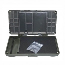 Органайзер для карповых монтажов Carp fishing box HZ-01 двухсторонняя коробка для снастей и поводков (5650)