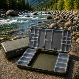 Органайзер для карповых монтажов Carp fishing box HZ-02 двухсторонняя коробка для снастей и поводков (5650) Органайзер для карповых монтажов Carp fishing box HZ-02 двухсторонняя коробка для снастей и поводков (5650)