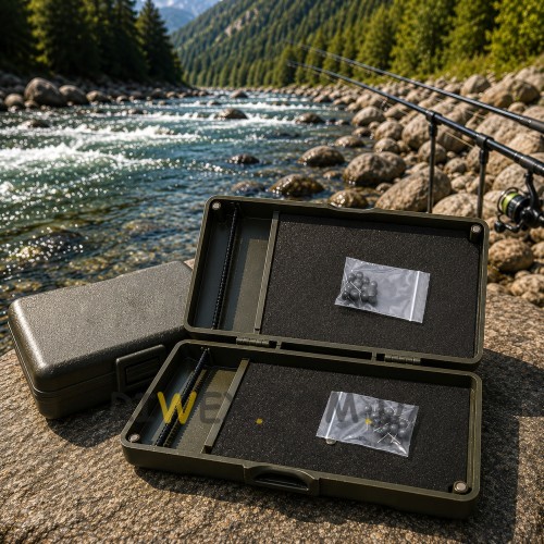 Органайзер для карповых монтажов Carp fishing box HZ-03 двухсторонняя коробка для снастей и поводков (5650)