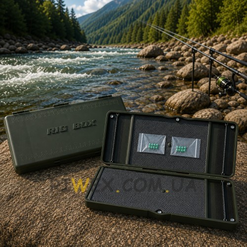 Органайзер для карповых монтажов Carp fishing box HZ-06 двухсторонняя коробка для снастей и поводков (5650)