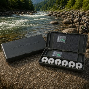 Органайзер для карповых монтажов Carp fishing box HZ-07 двухсторонняя коробка для снастей и поводков (5650)