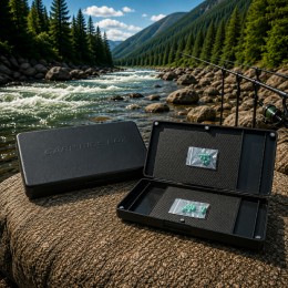Органайзер для карповых монтажов Carp fishing box HZ-08 двухсторонняя коробка для снастей и поводков (5650)