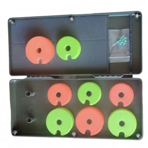 Органайзер для карповых монтажов Carp fishing box HZ-09 двухсторонняя коробка для снастей и поводков (5650)