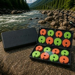 Органайзер для карповых монтажов Carp fishing box HZ-10 двухсторонняя коробка для снастей и поводков (5650)
