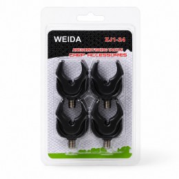 Рыболовная подставка под удочку Weida ZJT-04 4 шт с резьбовым креплением для снастей, Черный (5650)