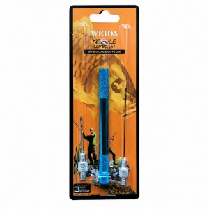 Игла и сверло для бойлов карповый набор с нескользкой ручкой 3в1 Weida GZ-01A для рыбалки (5650)