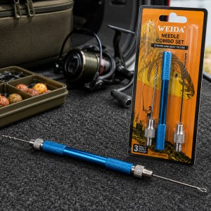 Игла и сверло для бойлов карповый набор с нескользкой ручкой 3в1 Weida GZ-01A для рыбалки (5650)