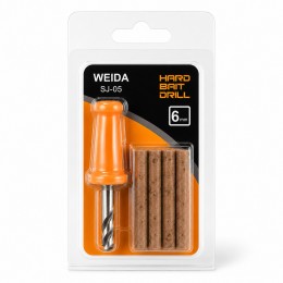 Пробочные цилиндры для бойлов и сверло для плавающих насадок карпа Weida GJ-05-6, 6 мм 4 шт (5650)