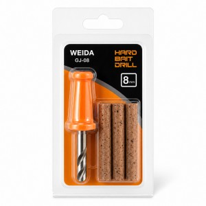 Пробкові циліндри для бойлів та сверло для плаваючих насадок коропа Weida GJ-06-8, 3шт х 8мм (5650) Пробкові циліндри для бойлів та сверло для плаваючих насадок коропа Weida GJ-06-8, 3шт х 8мм (5650)