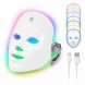 LED маска для обличчя з 7 кольорами світлотерапії маска-масажер для ліфтингу та омолодження шкіри (X40/33592)