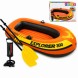 Надувна лодка для відпочинку та риболовлі двомісна з веслами насосом Intex Explorer 300 Set 58332 (АТ)