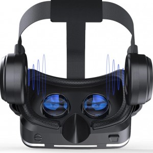  Окуляри з вбудованими навушниками для смартфонів 100°  VR JBV12 3D(X26)