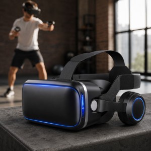  Окуляри з вбудованими навушниками для смартфонів 100°  VR JBV12 3D(X26)