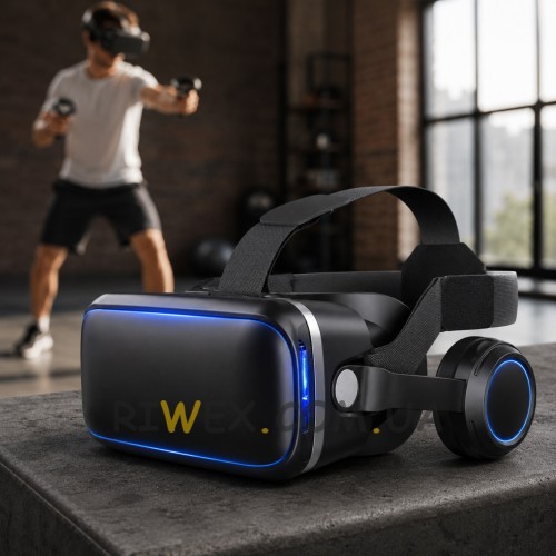  Окуляри з вбудованими навушниками для смартфонів 100°  VR JBV12 3D(X26)