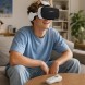 VR гарнітура JBV15 для смартфонів 4.7-6.2", окуляри віртуальної реальності з пультом і лінзами 42 мм (X26)