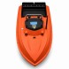 Кораблик для прикормки D80 GPS100 GPS до 500м 1 бункер 3 кг бесколлекторные двигатели 38000 мАч, оранжевый(SF)