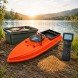 Кораблик для прикормки D80 GPS100 GPS до 500м 1 бункер 3 кг бесколлекторные двигатели 38000 мАч, оранжевый(SF) Кораблик для прикормки D80 GPS100 GPS до 500м 1 бункер 3 кг бесколлекторные двигатели 38000 мАч, оранжевый(SF)
