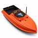 Кораблик для прикормки D80 GPS100 GPS до 500м 1 бункер 3 кг бесколлекторные двигатели 46000 мАч, оранжевый(SF)