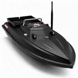 Прикормочний кораблик для риболовлі D80 GPS швидкість до 30 км/год 1 бункер 500м керування 60000mAh, чорний(SF)