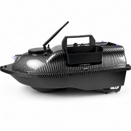 Прикормочний кораблик V18 GPS на радіокеруванні для риболовлі 12000mAh 7.4V чорний карбон для снастей(КР)