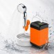Душ туристичний похідний акумуляторний 7500 mAh з дисплеєм температури, насосом, 6 режимів, USB, 3 л/хв (AMN)