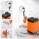 Душ туристичний похідний акумуляторний 7500 mAh з дисплеєм температури, насосом, 6 режимів, USB, 3 л/хв (AMN)