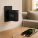 Мережевий зарядний пристрій 26X188 120W на 6 USB-портів USB-C та USB-A для смартфонів і ноутбуків, Чорний  (509/5082)