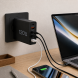 Мережевий зарядний пристрій 26X188 120W на 6 USB-портів USB-C та USB-A для смартфонів і ноутбуків, Чорний  (509/5082)