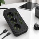 Сетевой удлинитель Power Socket F09U с USB Type-C, 3 розетки, 4 USB, кабель 2 м, 2500 Вт, черный (509/3065) Сетевой удлинитель Power Socket F09U с USB Type-C, 3 розетки, 4 USB, кабель 2 м, 2500 Вт, черный (509/3065)