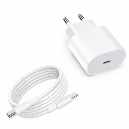 Адаптер живлення USB-C 35W з кабелем Type-C to Type-C, мережевий зарядний пристрій EU, 26X-199 (509/5086)