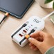 Зарядная станция 26X-200 66 Вт с 2 USB и 2 PD, встроенными кабелями Type-C и Lightning (509/5087)