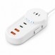 Универсальное зарядное устройство 26X-201 5,1 A беспроводная зарядка, 2 USB и 2 Type-C для гаджетов, Белый (509/5088)
