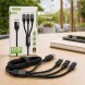 Кабель для зарядки 3 в 1 USB на Type-C, Lightning и Micro USB, 6A, передача данных, 1,2м (509/5089) Кабель для зарядки 3 в 1 USB на Type-C, Lightning и Micro USB, 6A, передача данных, 1,2м (509/5089)