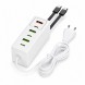 Универсальный сетевой адаптер 120 Вт 26X-203, 6 портов USB и Type-C для быстрой зарядки гаджетов (509/5090)