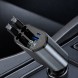 Зарядний пристрій в авто 26X-204 4 в 1 з USB, швидкою зарядкою та декоративною підсвіткою Зоряне небо (509/5091)
