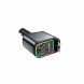 Зарядний пристрій в авто 26X-204 4 в 1 з USB, швидкою зарядкою та декоративною підсвіткою Зоряне небо (509/5091)